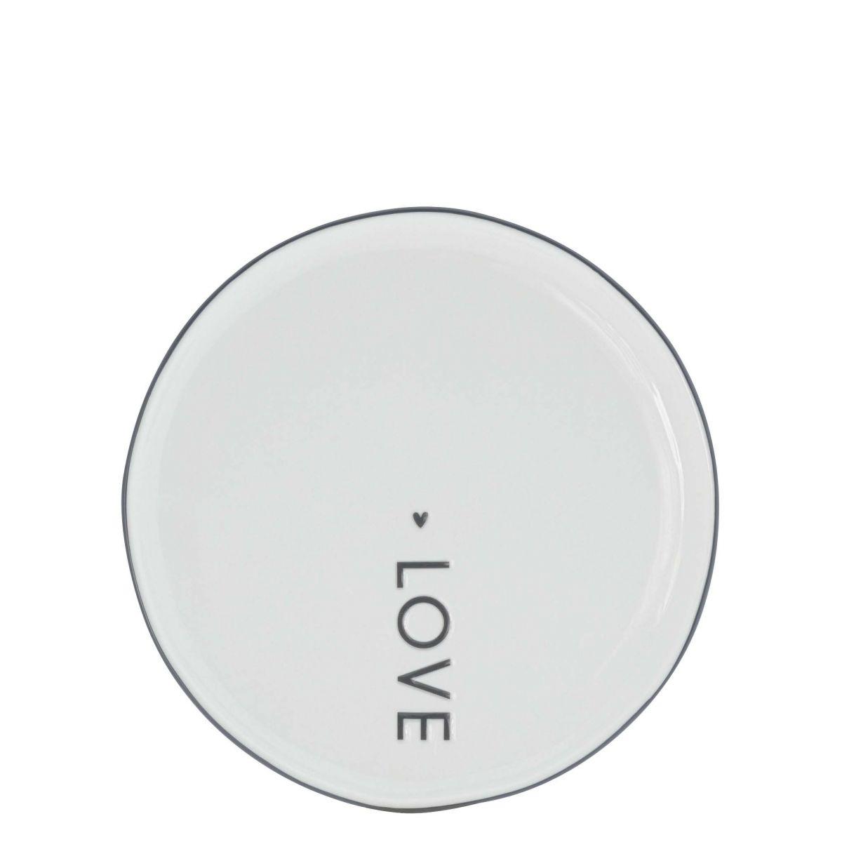 Bastion Collections Kuchenteller Love weiß