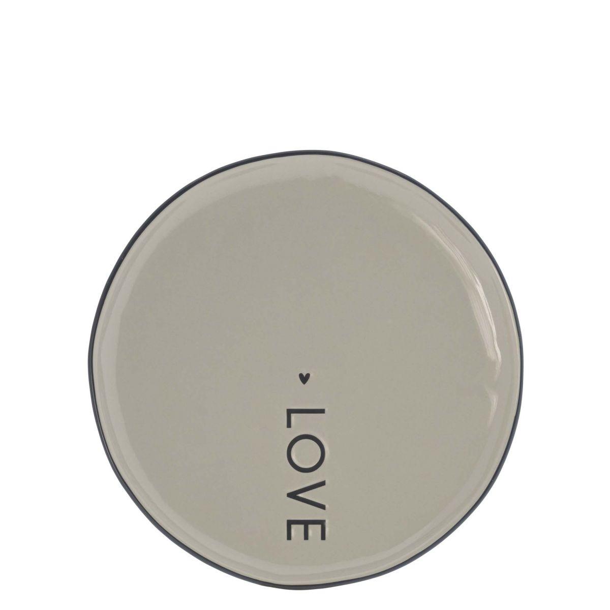 Bastion Collections Kuchenteller Love beige Titane