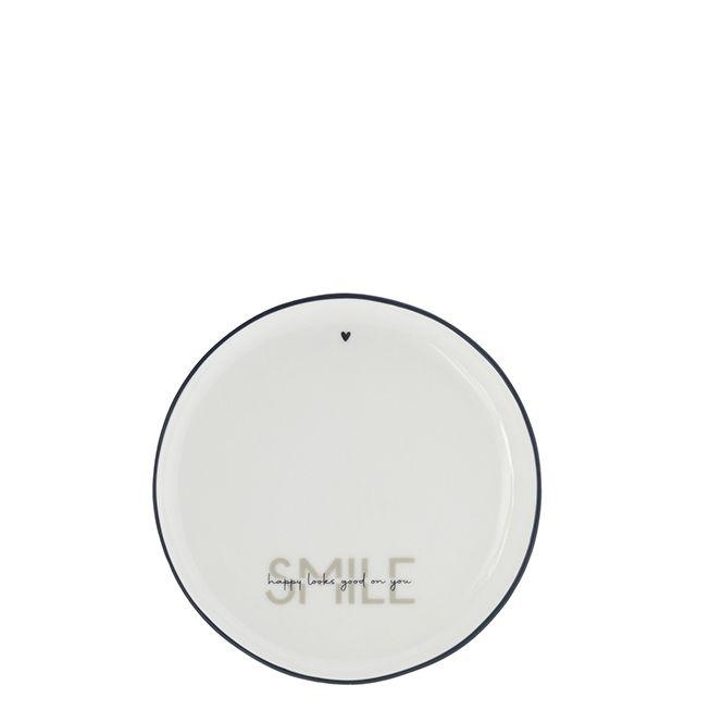 Bastion Collections Kuchenteller Smile weiß
