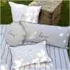 Kissen White Chambray Home Stories 25x35cm