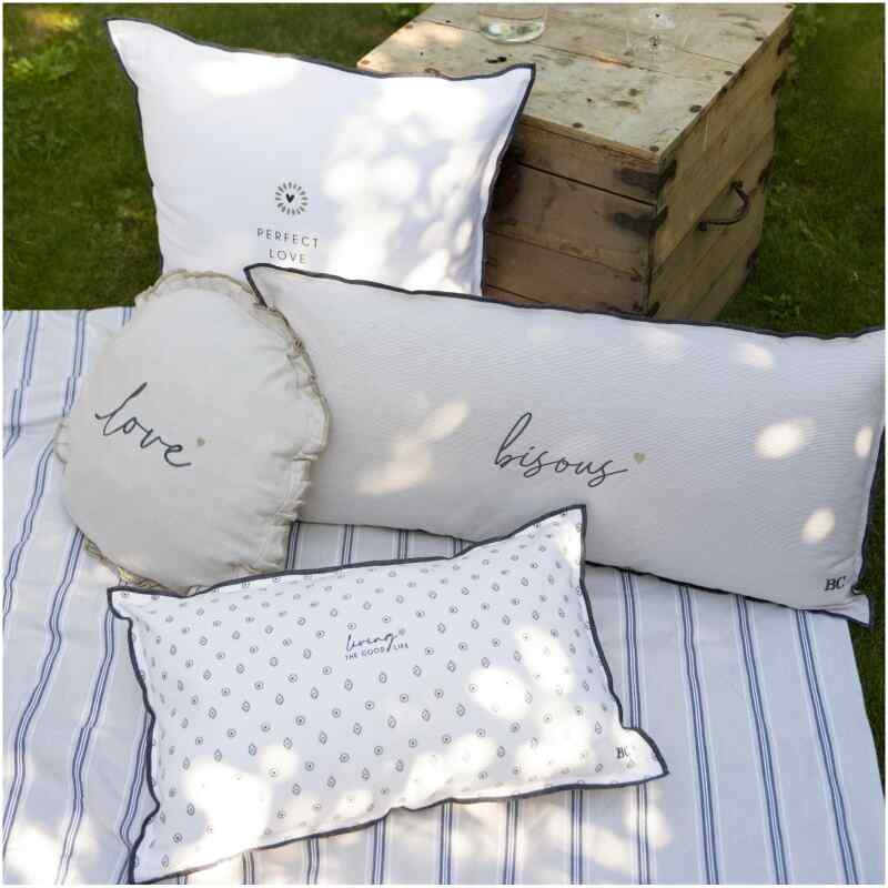 Kissen White Chambray Home Stories 25x35cm