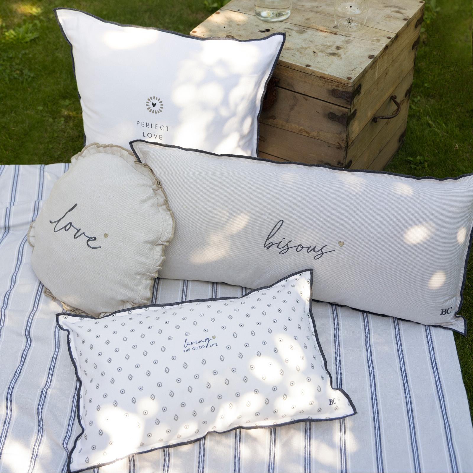 Kissen White Chambray Home Stories 25x35cm