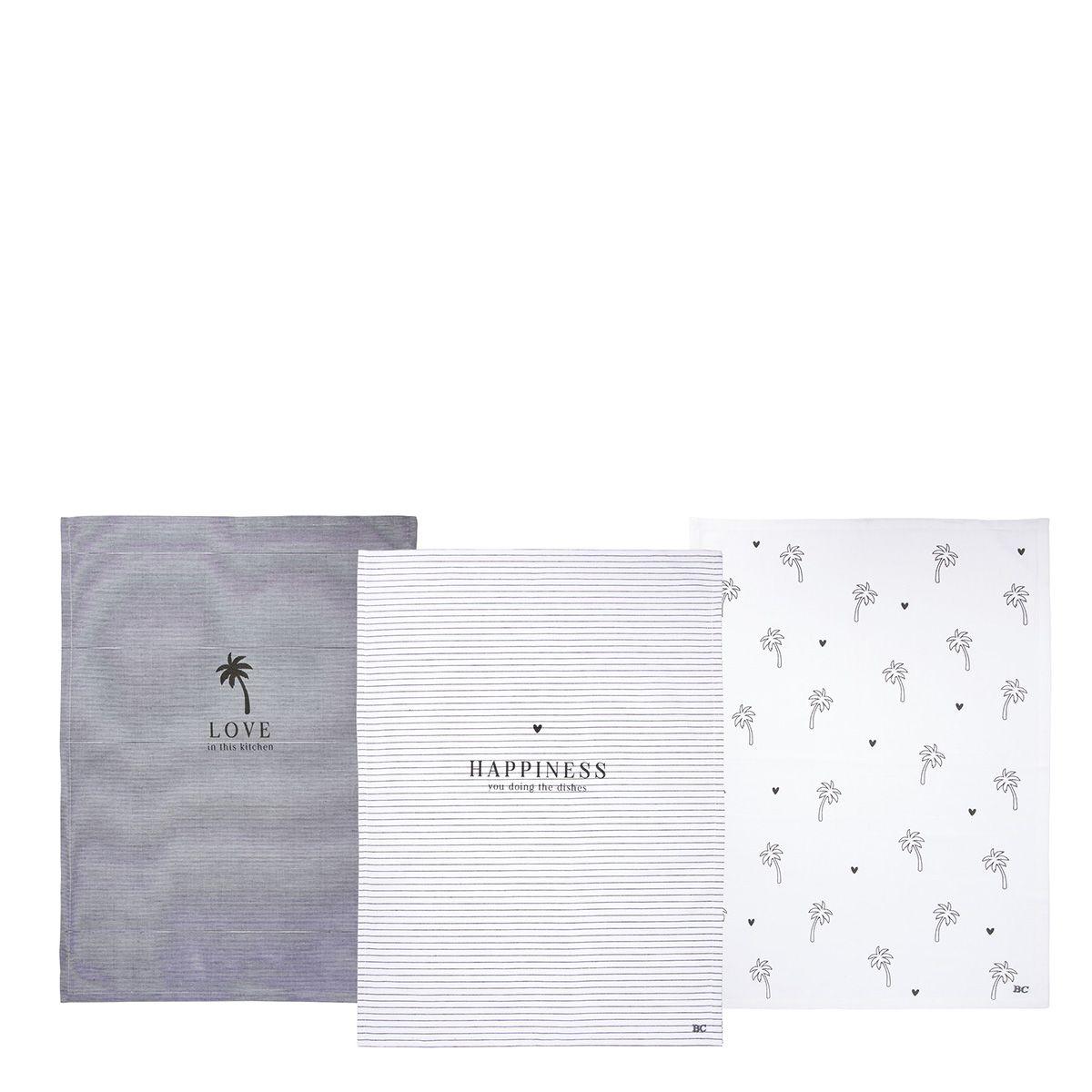 Küchenhandtuch Love in this kitchen 3er Set