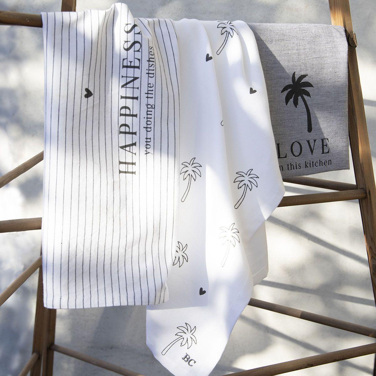 Küchenhandtuch Love in this kitchen 3er Set