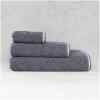Bastion Collections Badhandtuch dunkelgrau 50x100cm