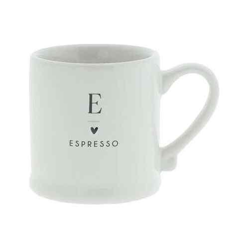 Espressotasse Enjoy the little things schwarz