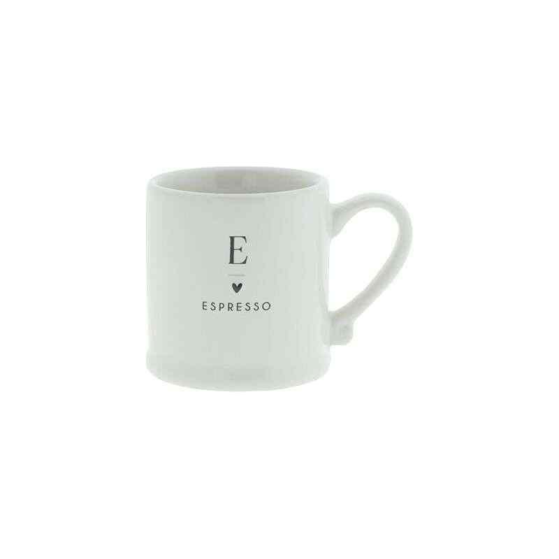 Espressotasse Enjoy the little things schwarz