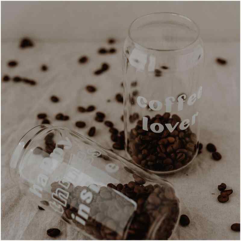Hohes Trinkglas Coffee Lover
