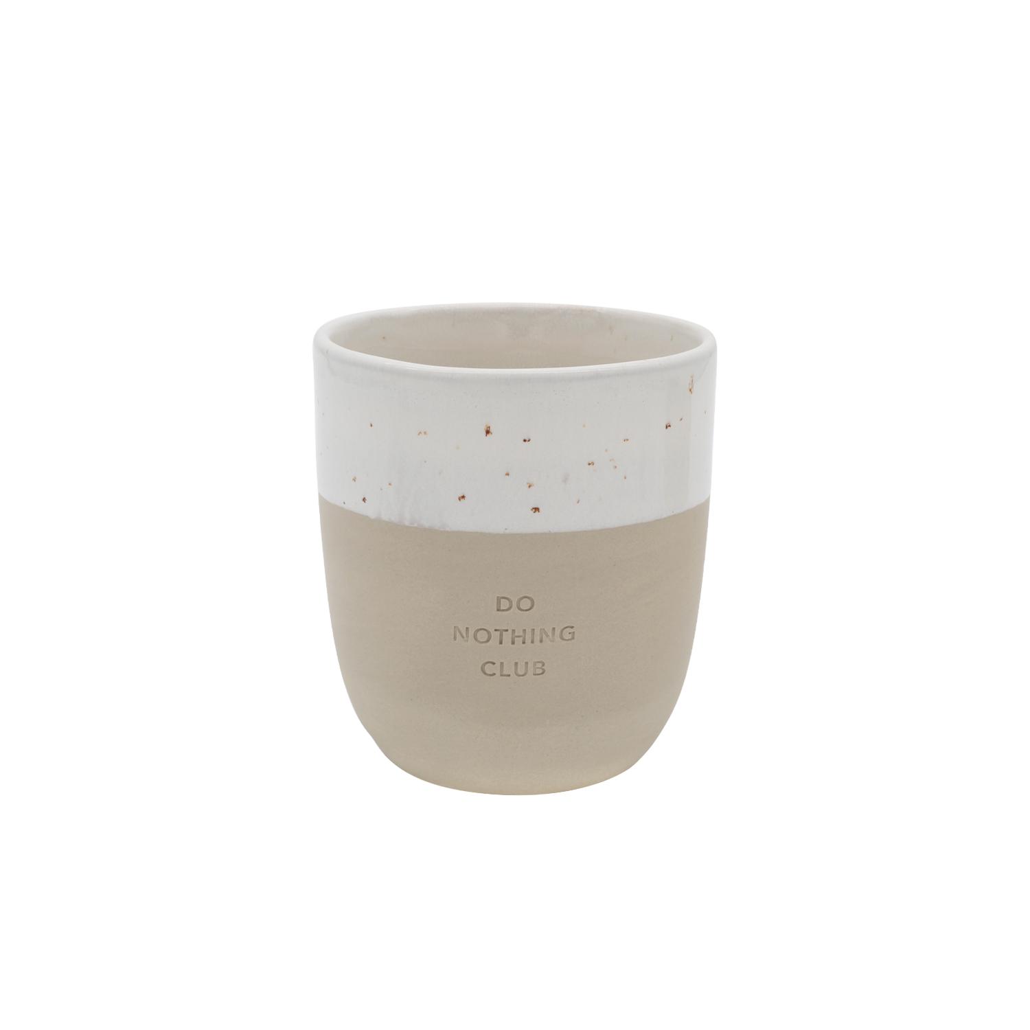 pot-029_donothingclub_freisteller Becher Do Nothing Club