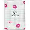 Geschirrtuch Kiss white-pink