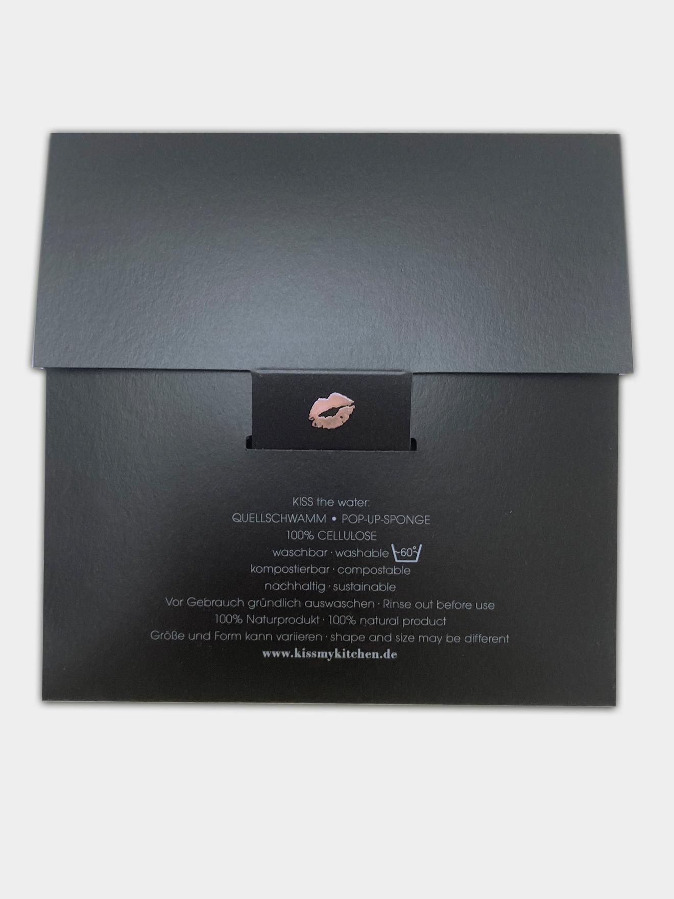 Pop Up Schwamm QS Smile silber