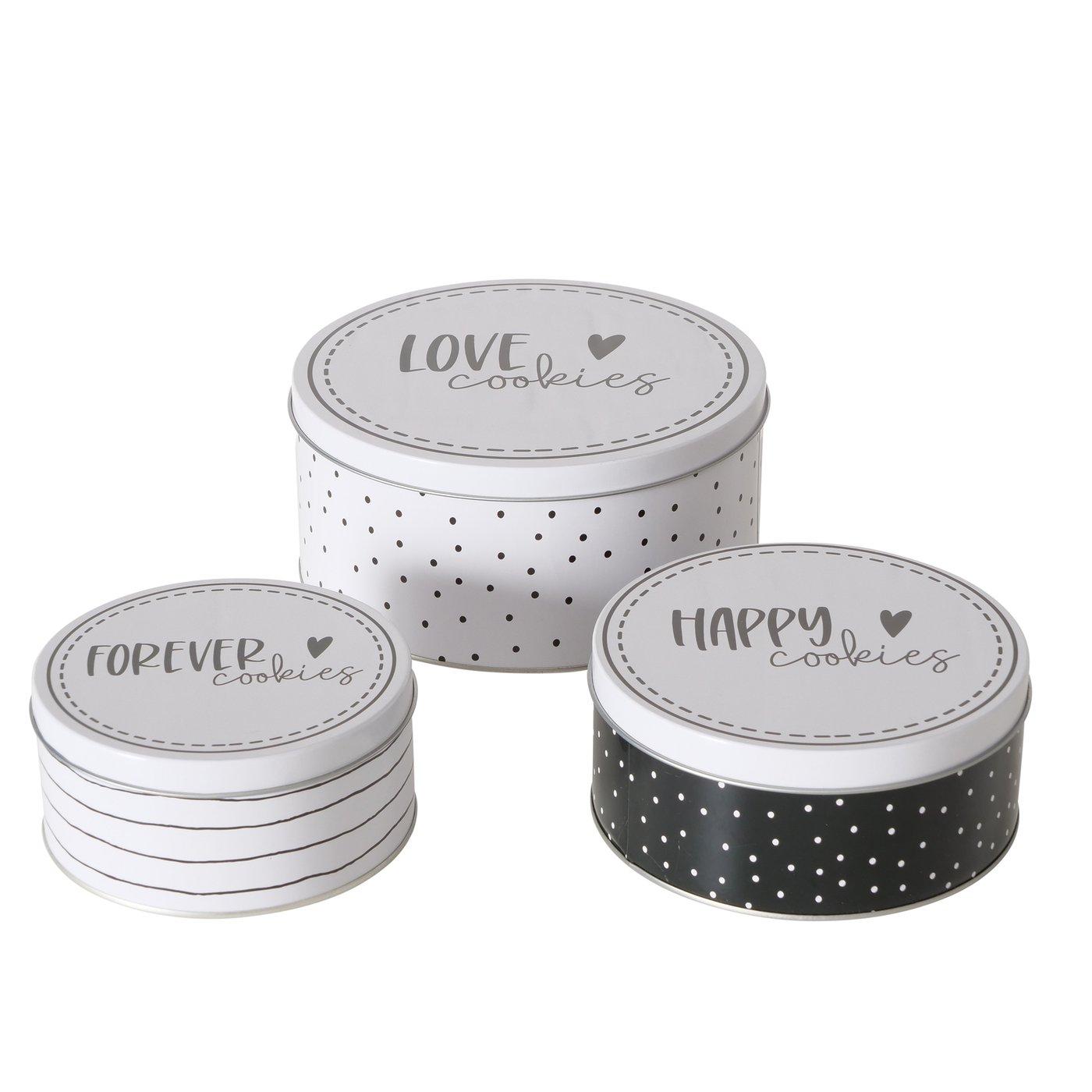 Vorratsdose Cookies 3er Set