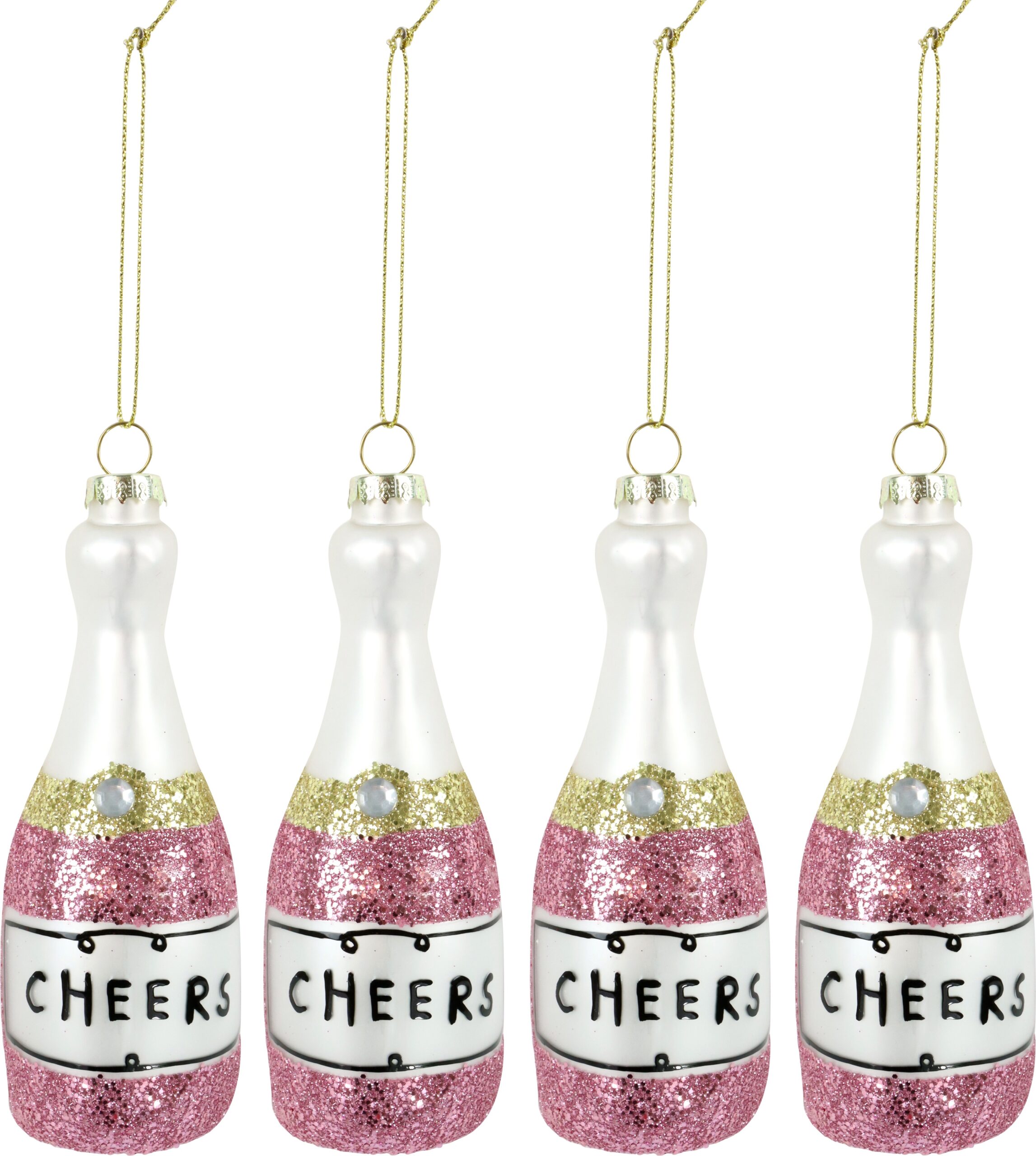 Glasschmuck Cheers 4er Set