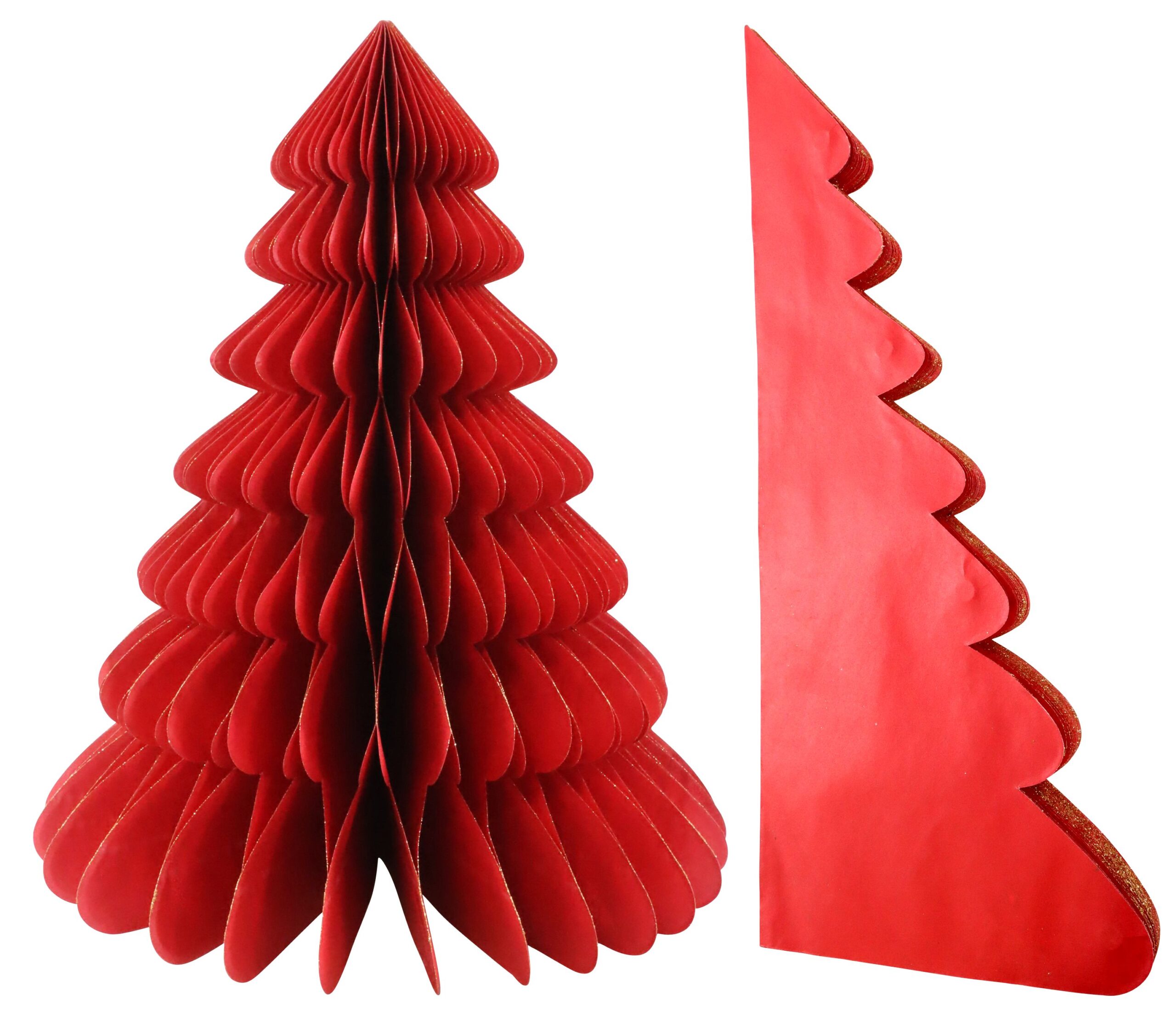 Dekobaum Honeycomb rot 45cm