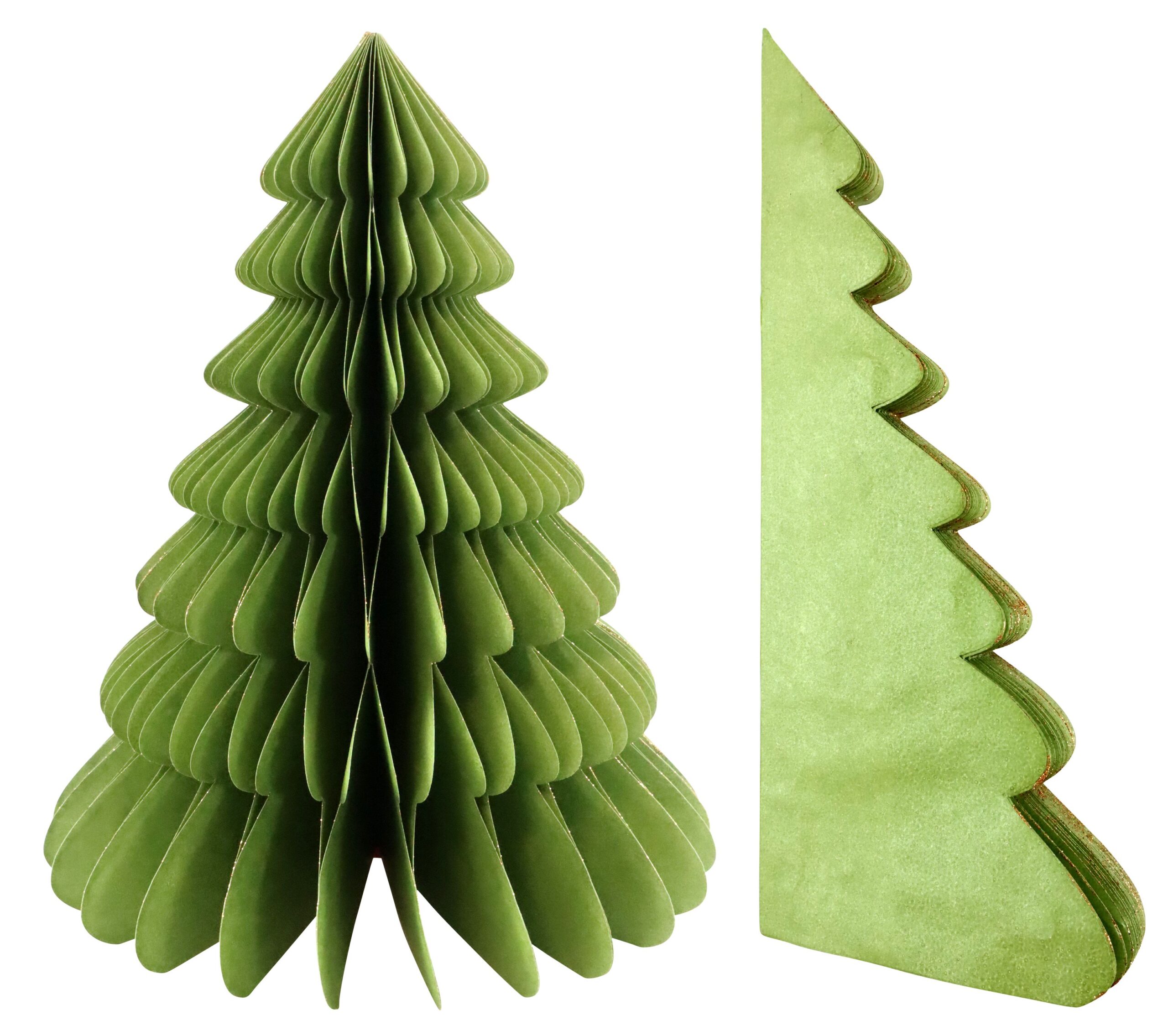 Dekobaum Honeycomb grün 30cm