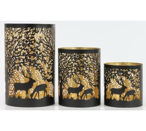 <p>Windlichter Cerro D‘Oro 3er Set</p>