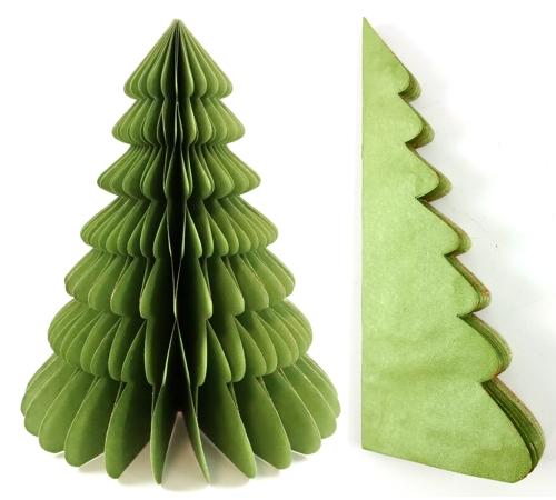 Dekobaum Honeycomb grün 30cm