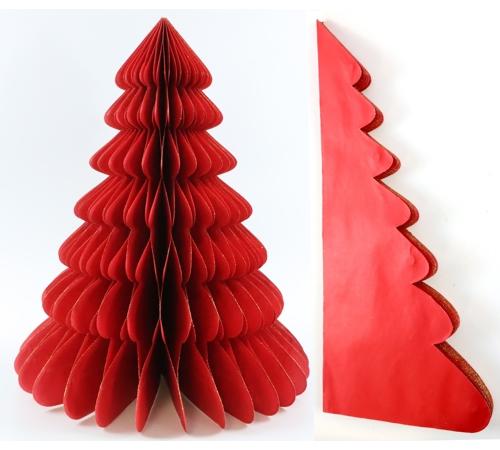 Dekobaum Honeycomb rot 45cm