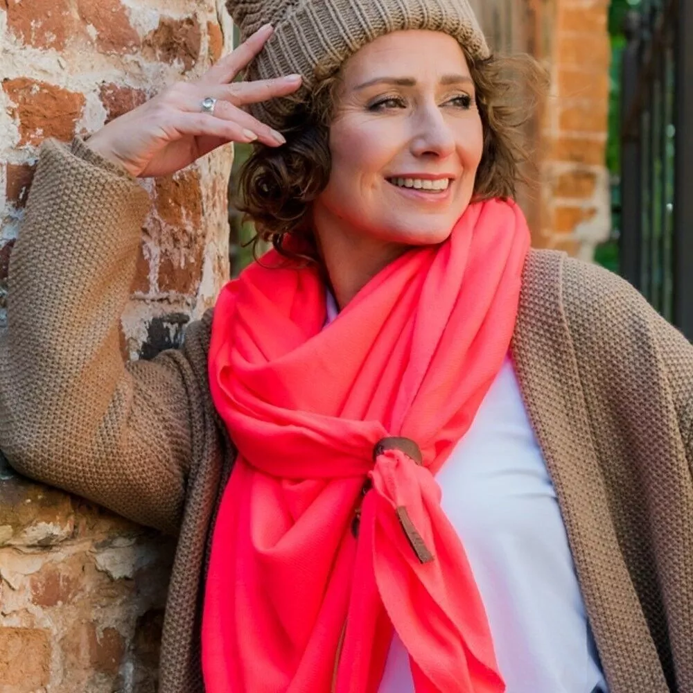 Lot83 Schal Fien neonorange