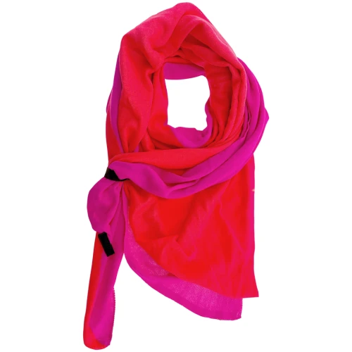 Lot83 Schal Fien Twin neonorange pink