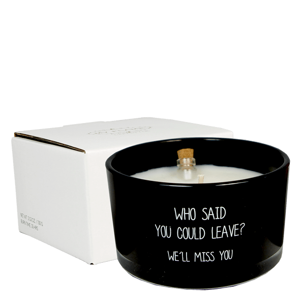 gl.mb.003.01_2 Kerze Message in a Bottle - Who said you could leave
