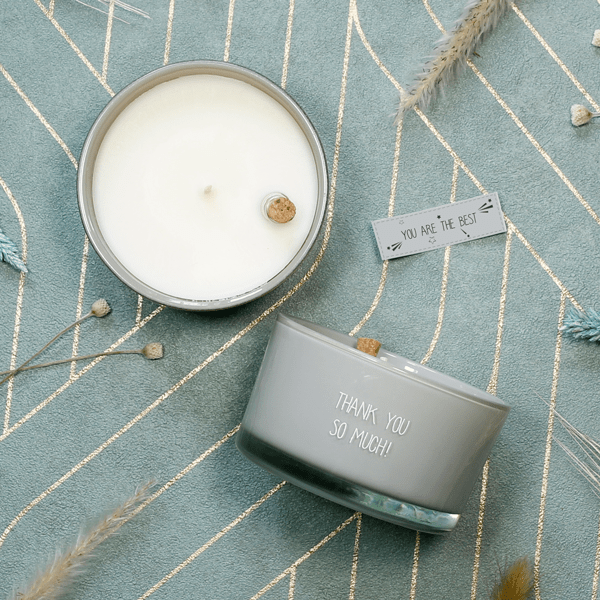 gl.mb.003.03 Kerze Message in a Bottle - Thank you so much