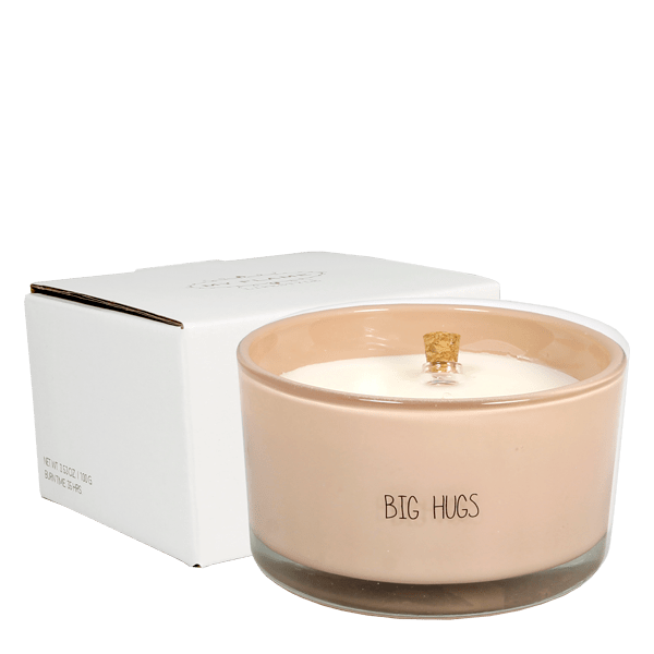 gl.mb.003.04 Kerze Message in a Bottle - Big Hugs