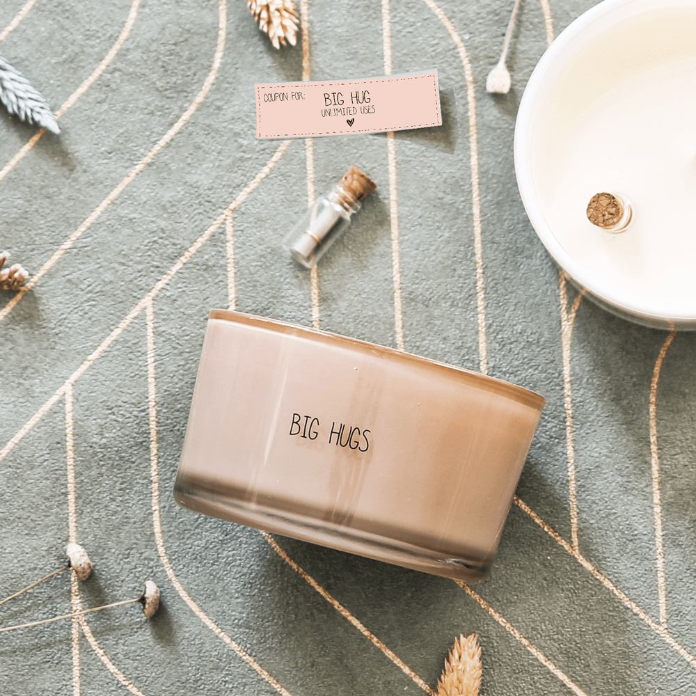 gl.mb.003.04_1 Kerze Message in a Bottle - Big Hugs