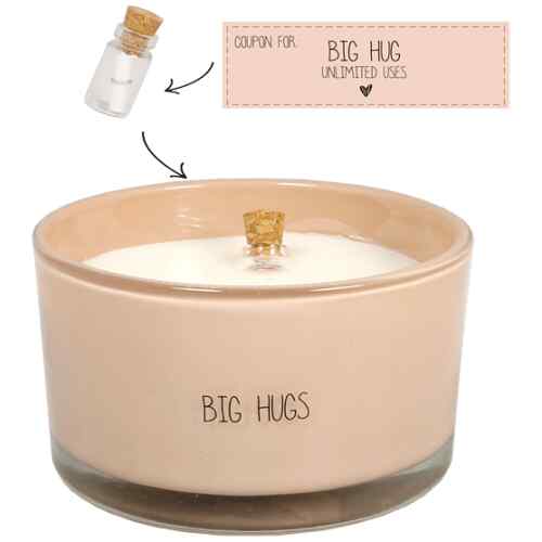 Kerze Message in a Bottle - Big Hugs