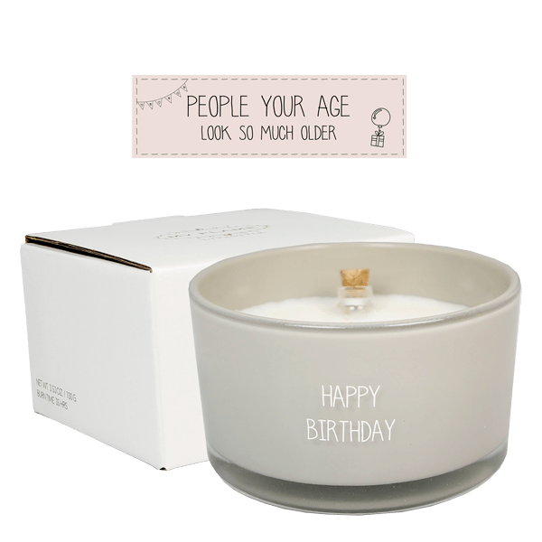 gl.mb.003.05_1 Kerze Message in a Bottle - Happy Birthday