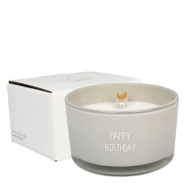 gl.mb.003.05_2 Kerze Message in a Bottle - Happy Birthday