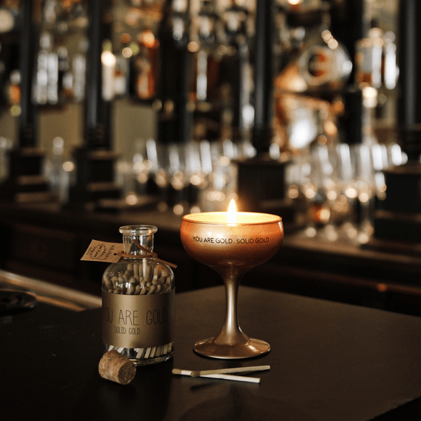 gl.wi.007-mtch.gld_3lr Kerze Champagner-Schale You are Gold Solid Gold