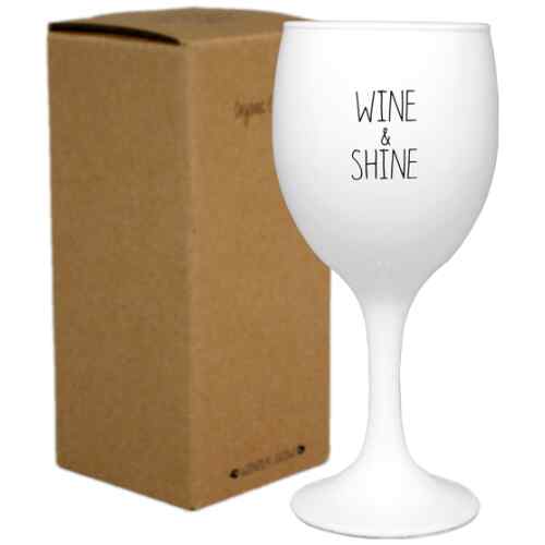 Kerze Weinglas groß Wine & Shine