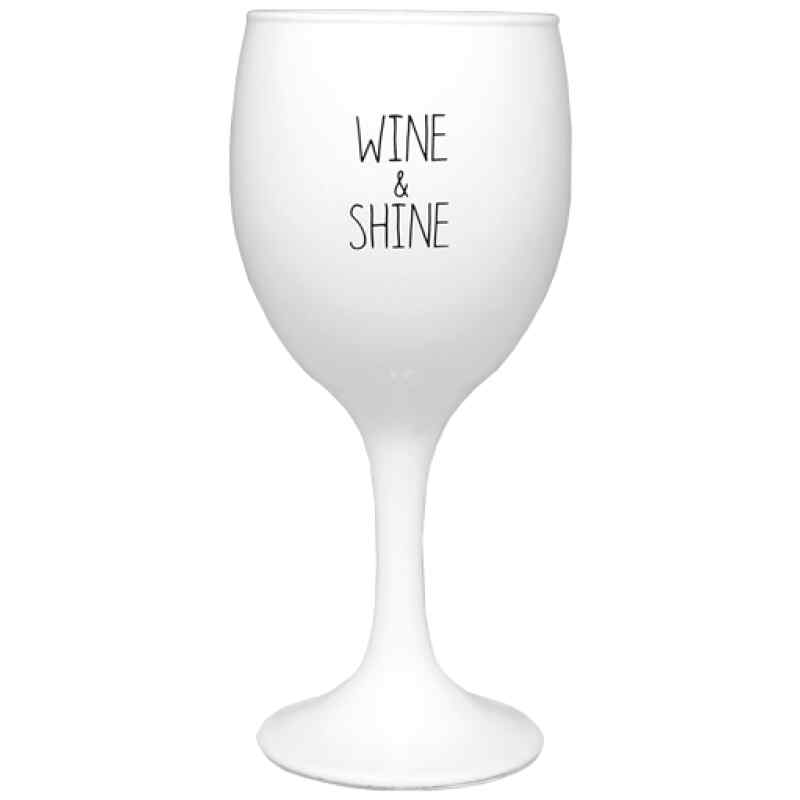 Kerze Weinglas groß Wine & Shine