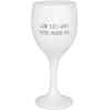 Kerze Weinglas klein Wine flies when you are having fun