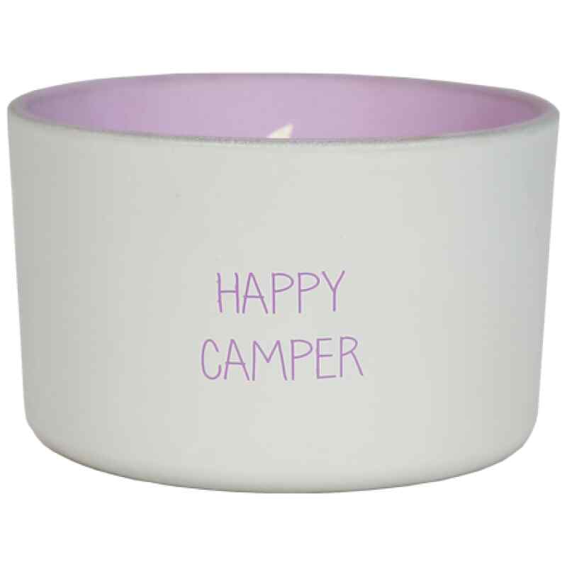 Kerze Outdoor - Happy Camper