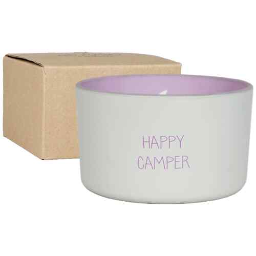 Kerze Outdoor - Happy Camper