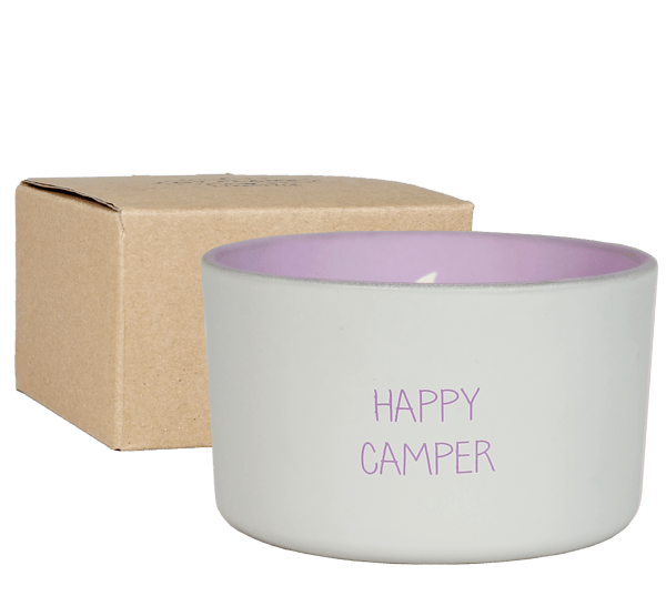 Kerze Outdoor - Happy Camper