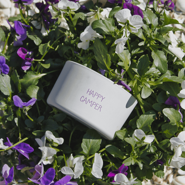 Kerze Outdoor - Happy Camper