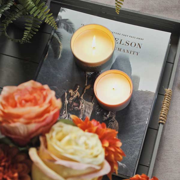 Kerze Outdoor - Love, Laughter and Happily Ever after