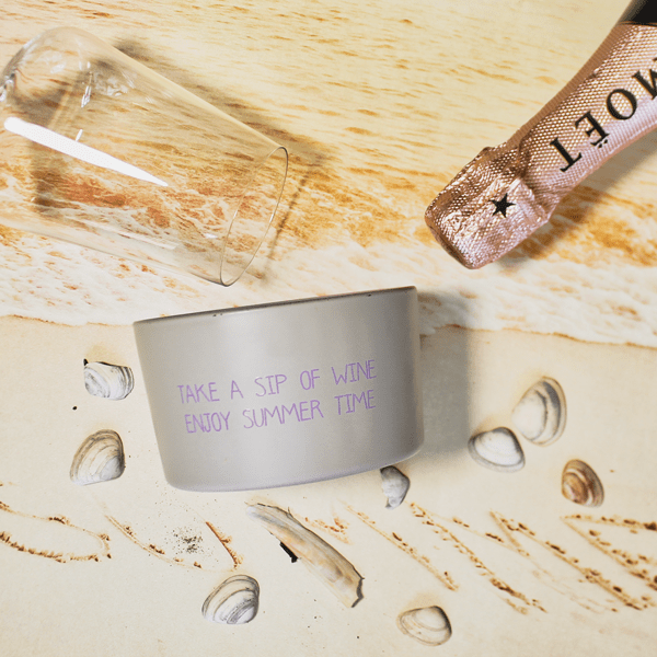 Kerze Outdoor - Take a Sip of Wine