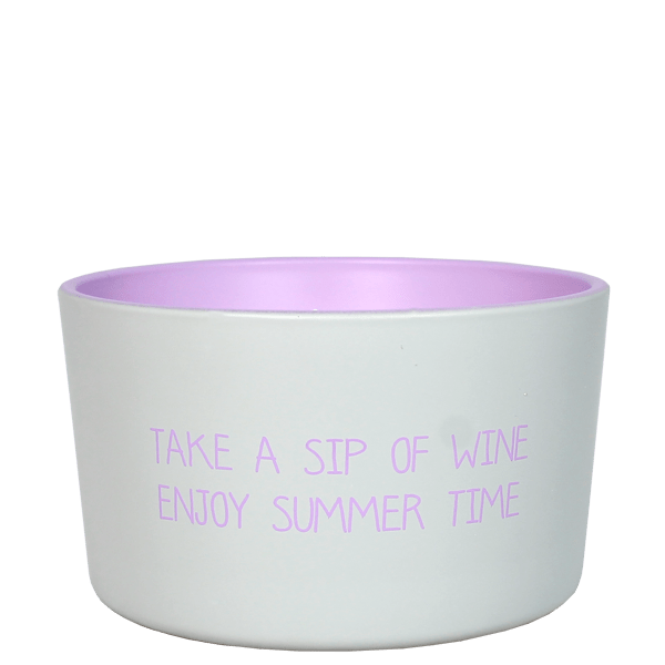 Kerze Outdoor - Take a Sip of Wine