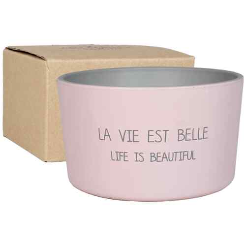 Kerze Outdoor - La Vie Est Belle Life is beautiful