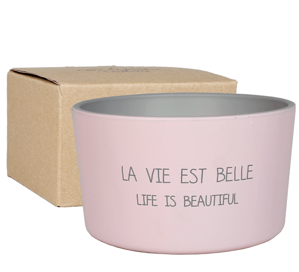 Kerze Outdoor - La Vie Est Belle Life is beautiful