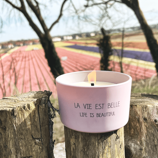 Kerze Outdoor - La Vie Est Belle Life is beautiful