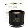 Kerze mit Armband Heart of Gold