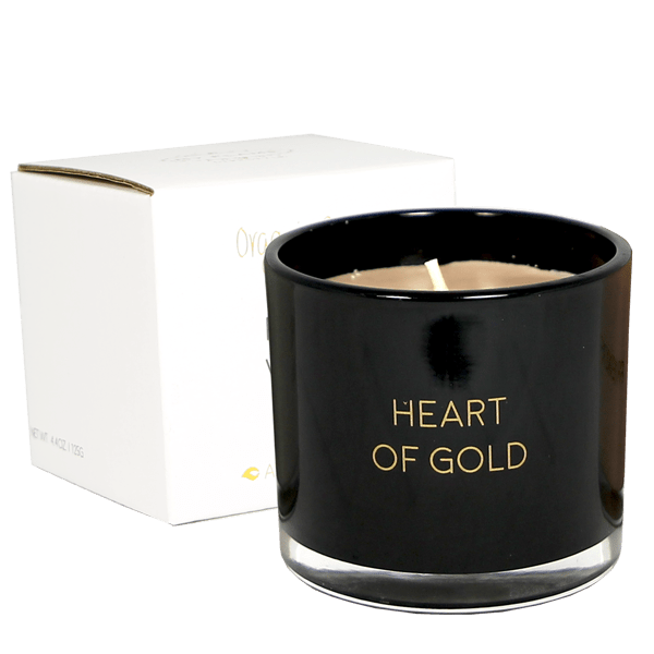Kerze mit Armband Heart of Gold