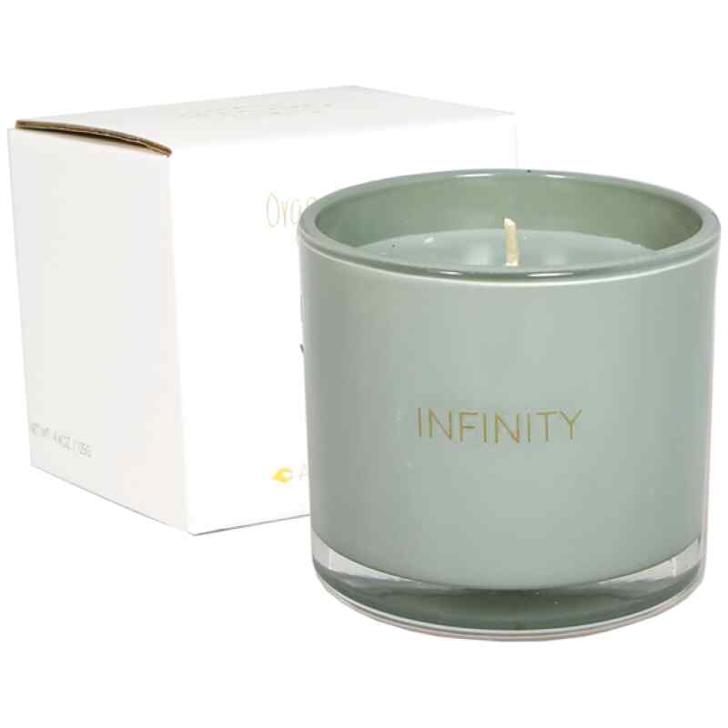 Kerze mit Armband Infinity
