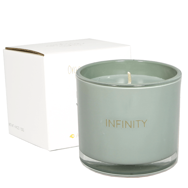 Kerze mit Armband Infinity