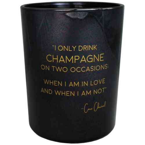 Kerze Quotes - I only drink Champagne